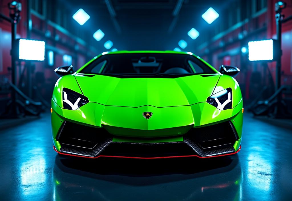 Mașină sport transformată la GlazeWorks Tuning